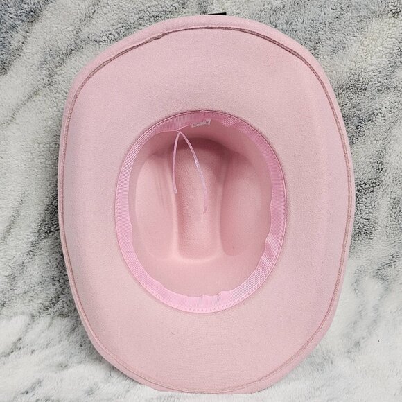 Dolls Kill Pink Rhinestone Bling Rhinestone Cowboy Cowgirl Hat Rodeo Party Fun main image 7
